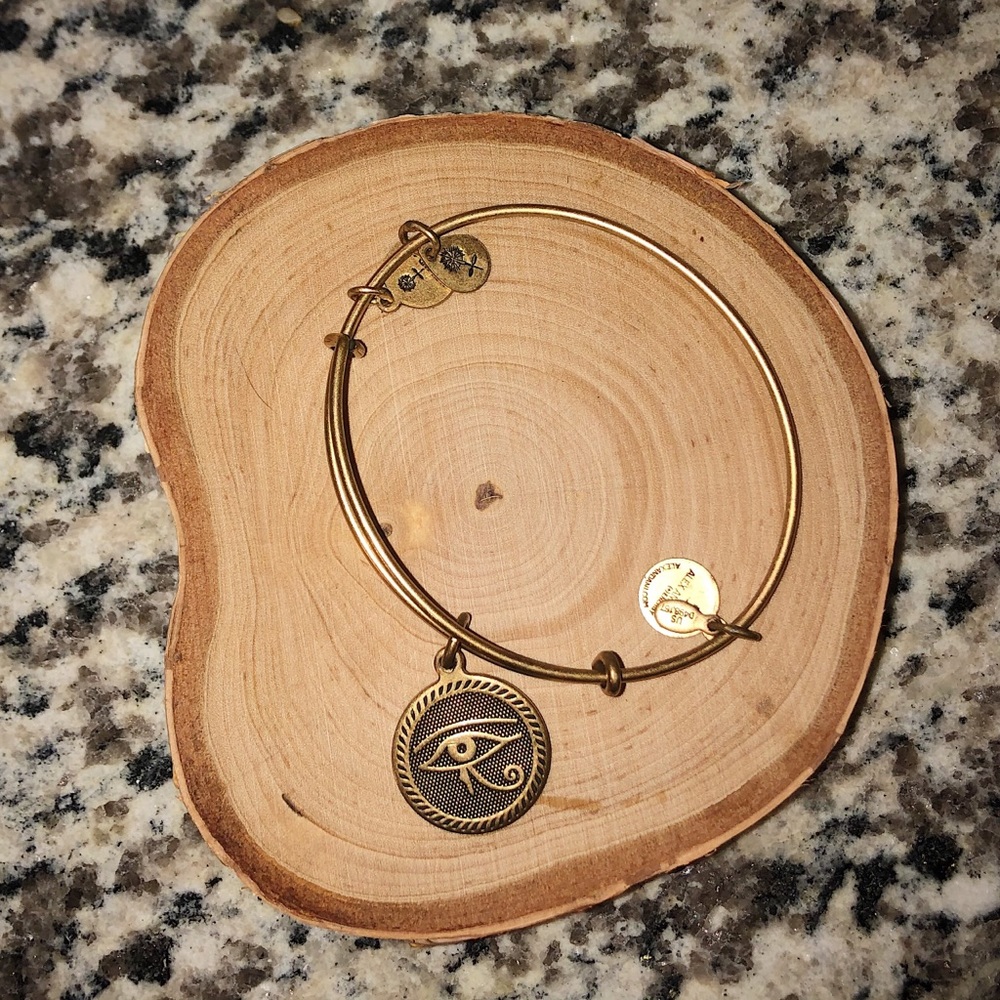 Alex and Ani Gold Eye of Horus Charm Bracelet